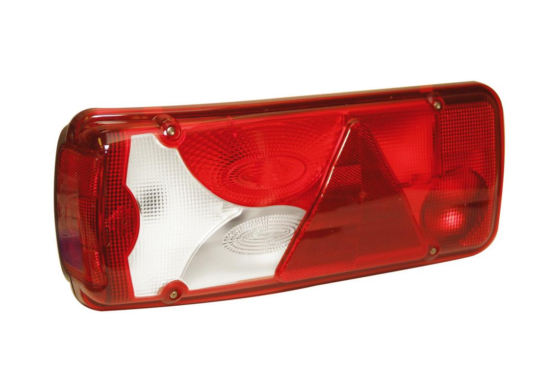 Rear lamp Left, License plate, additional conns, AMP 1.5 rear conn